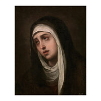 Bartolomé Esteban Murillo / 'Mater Dolorosa', 1660-1670, Spanish School. VIRGIN MARY. (Print Only)