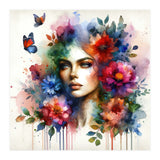 Ethereal Floral Portrait (Print Only) thumbnail