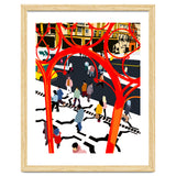 City Street, Eclectic Architecture Buildings Busy New York, People Work Office Daily Life Boho Contemporary Traffic Gifts thumbnail