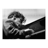 Pianist Glenn Gould with the Berlin  Philharmonic Orchestra under Herbert von Karajan. Berlin,1957. (Print Only) thumbnail