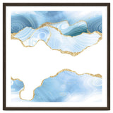 Blue & Gold Glitter Agate Texture 06 thumbnail