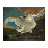 The Threatened Swan. The Threatened Swan; Interpreted later as an Allegory on Johan de Witt. Dati... (Print Only) thumbnail