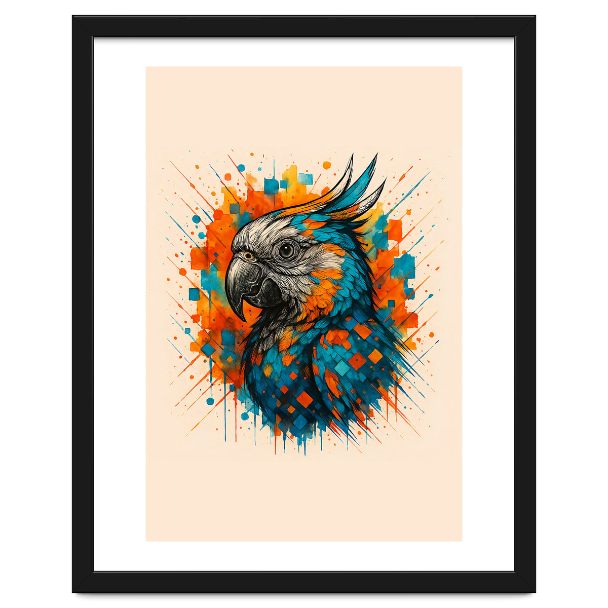 Parrot Animal Watercolor