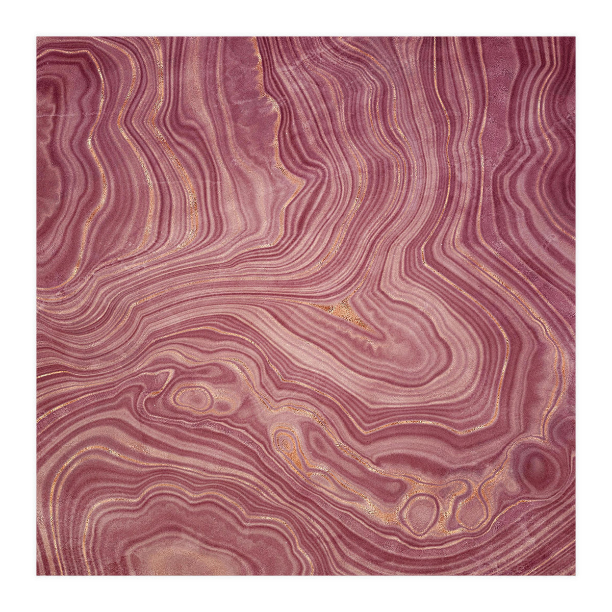 Pink Agate Texture 02  (Print Only)