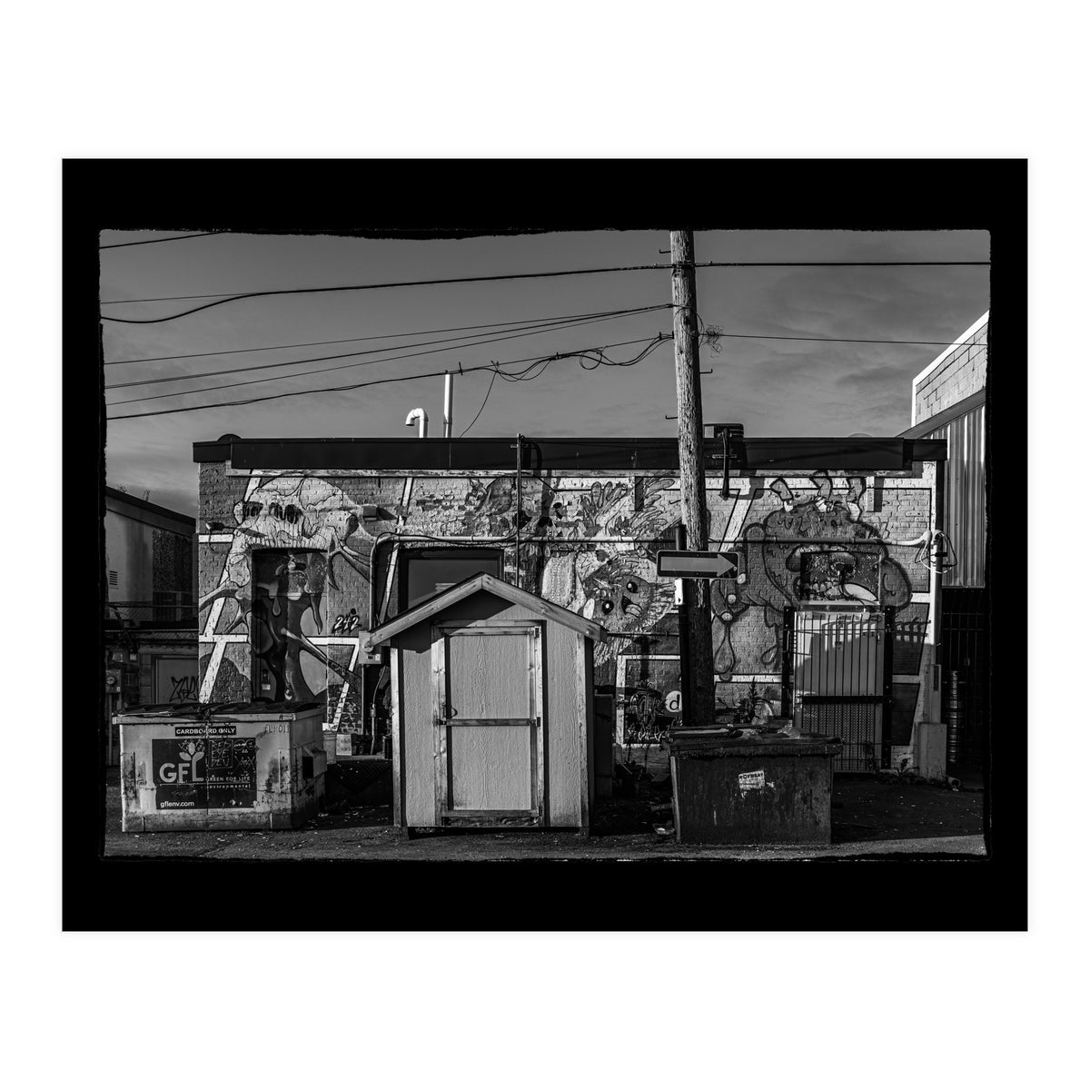 Cooke St Graffiti No 3 with Border (Print Only)