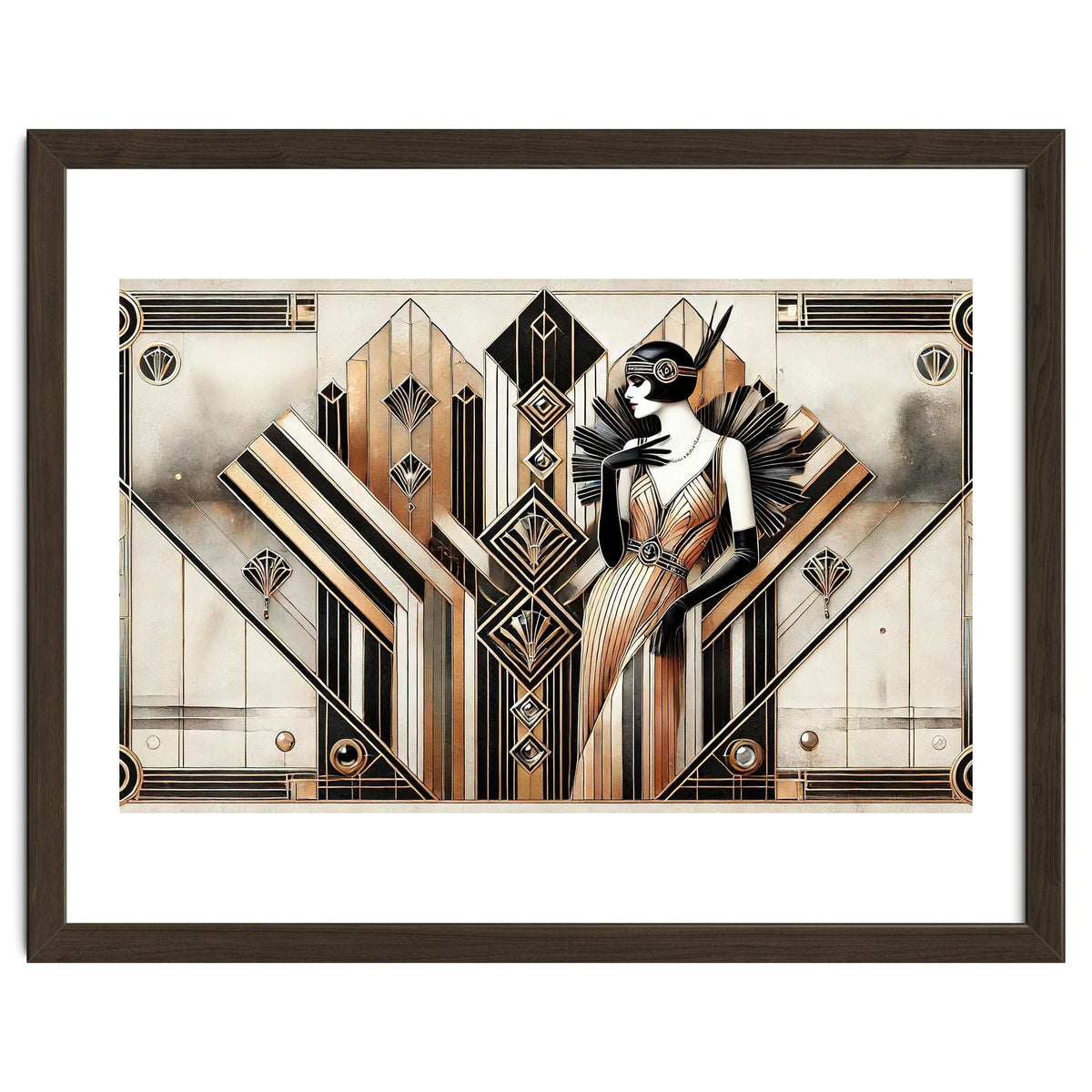 Gatsby Glamour Art Deco Scene