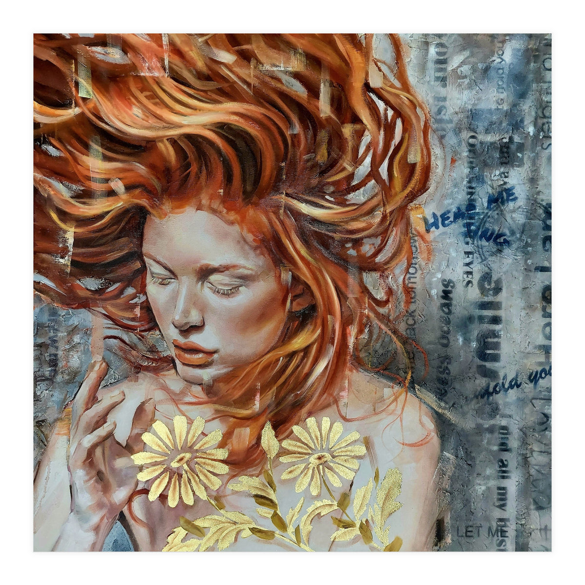 Blooming from the concrete  (Print Only)