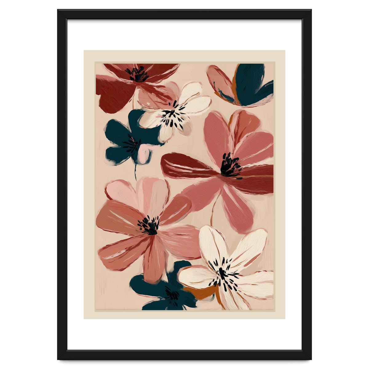 Blush And Wine Blossoms III