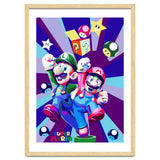 Mario Luigi Popart Cartoon Pop Art thumbnail