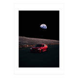 Driving Civic In The Moon (Print Only) thumbnail