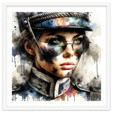 Watercolor Napoleonic Soldier Woman #5 thumbnail