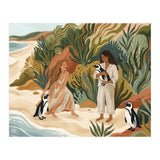 Penguin Friends By The Sea (Print Only) thumbnail