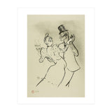 La Goulue. Henri de Toulouse-Lautrec; French, 1864-1901. Date: 1894. Dimensions: 308 × 254 mm (im... (Print Only) thumbnail