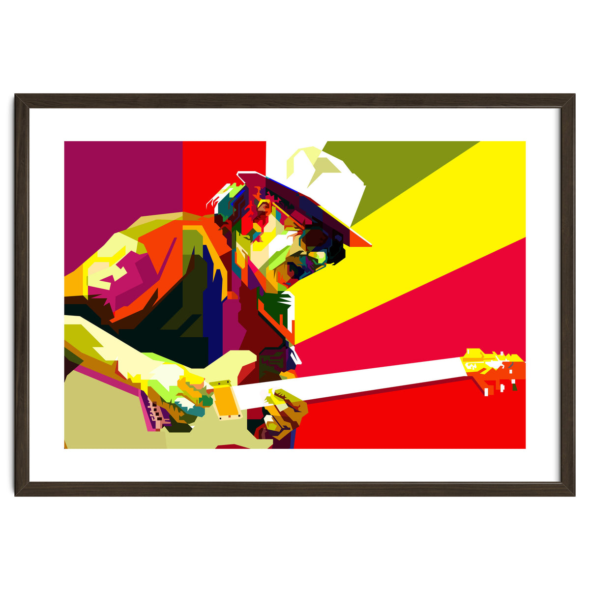 Carlos Santana Latin Guitarist Pop Art Wpap