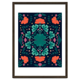 Clovers And Flowers Teal and Orange thumbnail