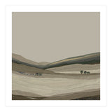 Muted Landscape oil painting  (Print Only) thumbnail
