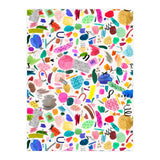 Abstract Colourful Marks Scribbles (Print Only) thumbnail