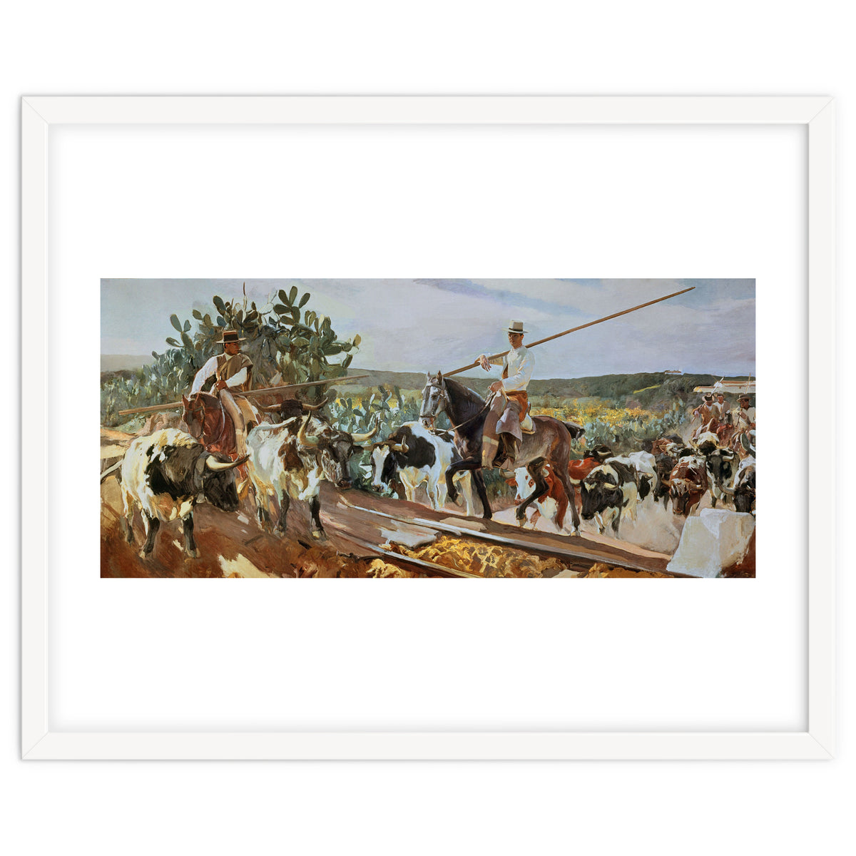 'Andalusia, The Round Up', 1914, Oil on canvas, 358 x 766,5 cm.