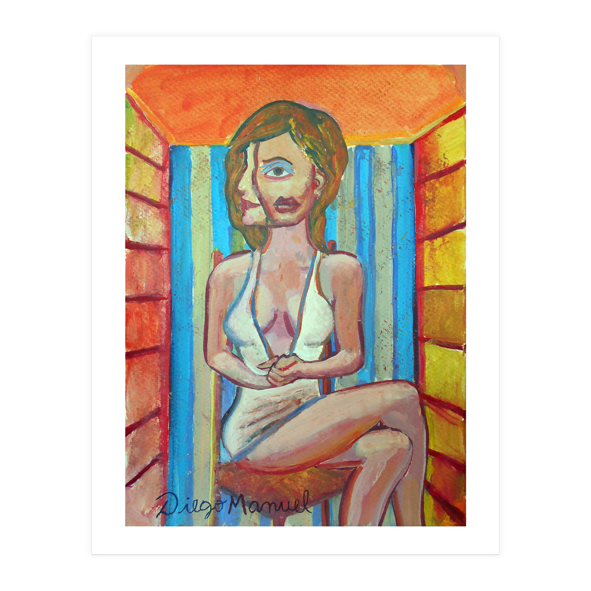 Mujer En La Silla 4 (Print Only)