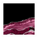 Burgundy & Silver Agate Texture 03 (Print Only) thumbnail