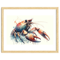 Colorful Lobster Watercolor