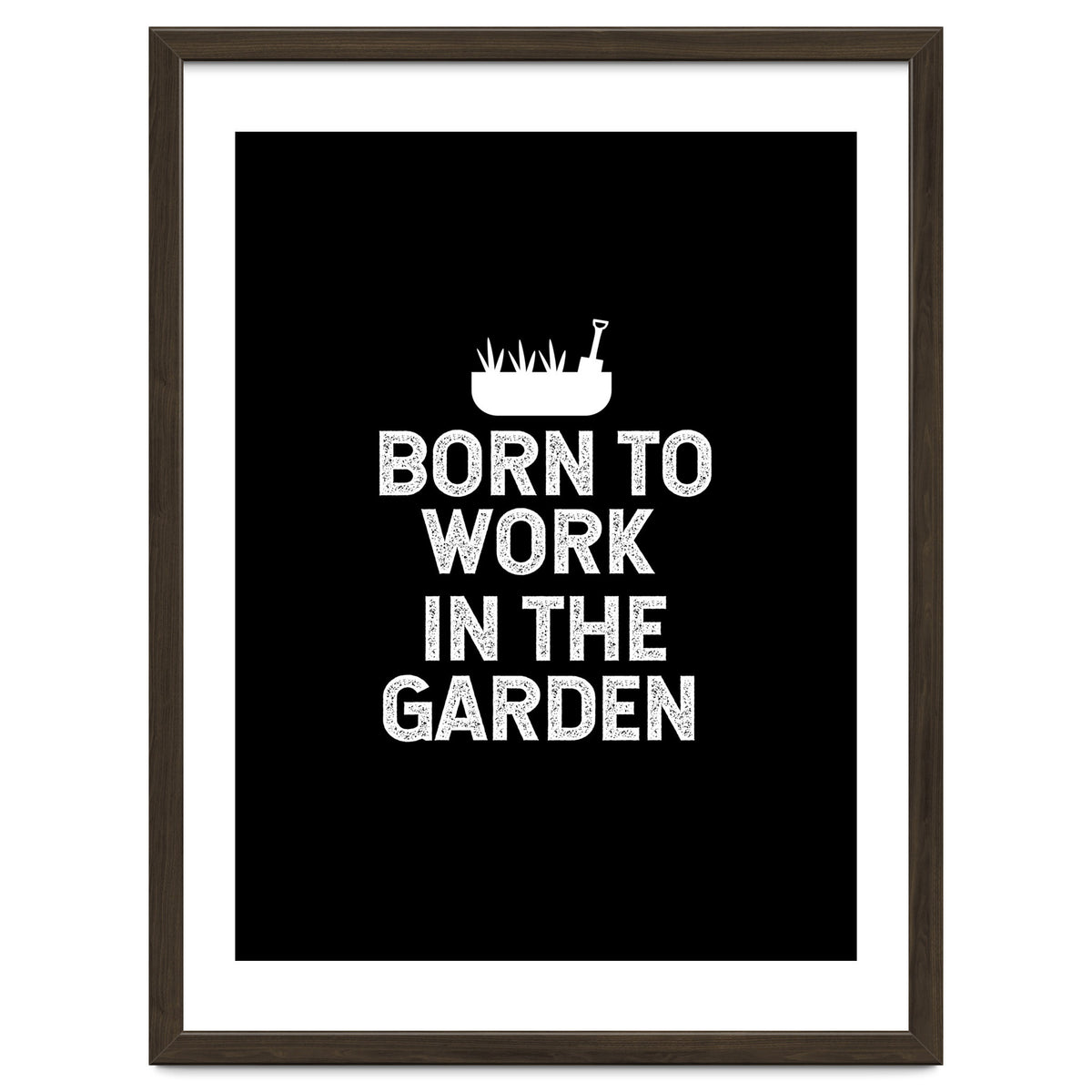 Born to work in the garden