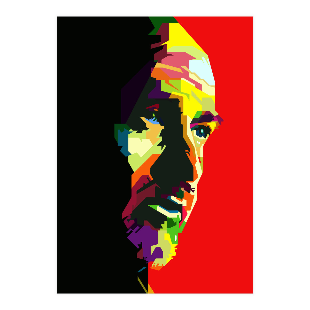 Peter Gabriel English Music Celebrity Pop Art WPAP (Print Only)