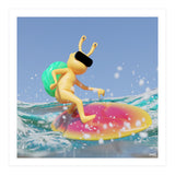 Surfing - angle #2 (Lwuba 043 Salt Proof Surfing 02) (Print Only) thumbnail
