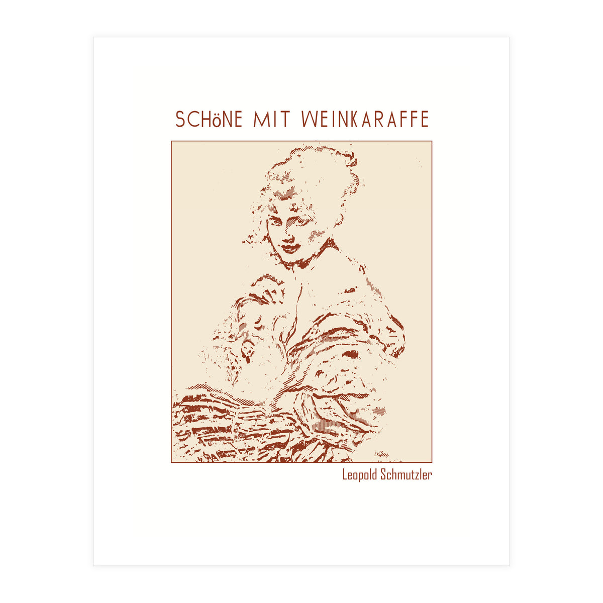 Schöne Mit Weinkaraffe – Leopold Schmutzler (Print Only)