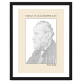Portrait Of An Old Man With Beard – Ascii Art (vincent Van Gogh) thumbnail