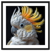 White Cockatoo With Yellow Crest Portrait