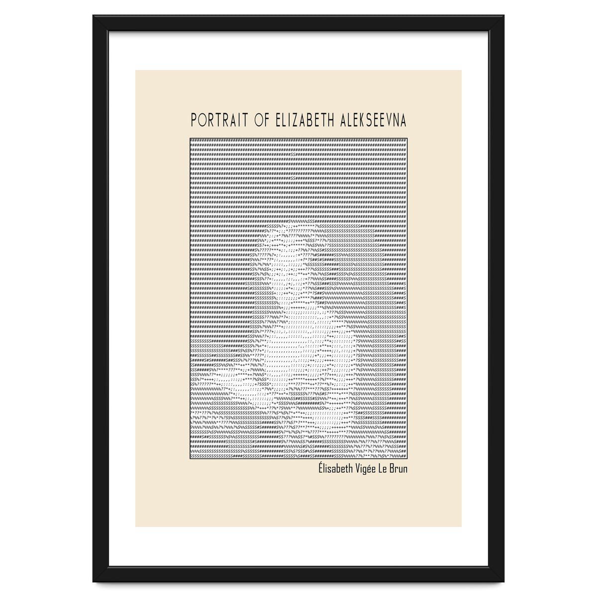 Portrait Of Elizabeth Alekseevna Wife Emperor Alexander I