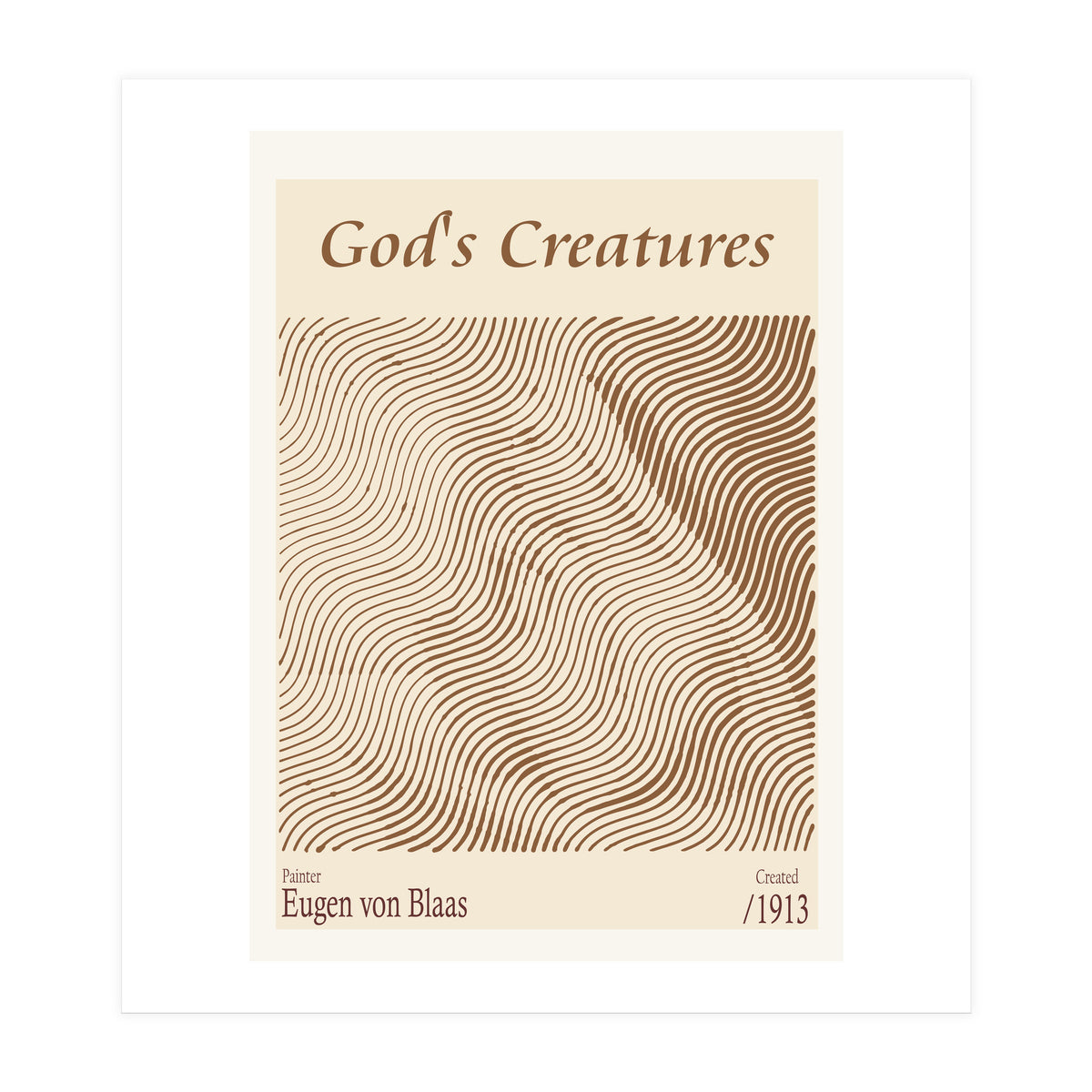 God's Creatures – Eugene De Blaas 1913 (Print Only)