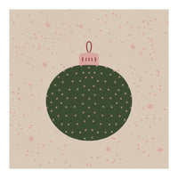 Christmas globe with snowflakes (Print Only)