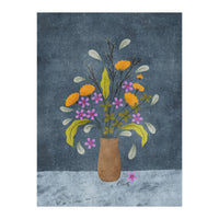 Moody Floral Vase (Print Only)