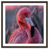 Pink Flamingo Bird Close Up Portrait thumbnail