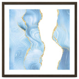 Blue & Gold Glitter Agate Texture 07 thumbnail