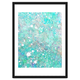 Blue Green Dreamy Marble, Minimal Abstract Pastel Graphic Design Eclectic Bohemian Painting Texture thumbnail