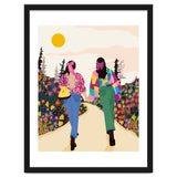 Besties, Best Friends Friendship Fashion, Girl Power Empower Bohemian Travel Companion Soulmates Gift thumbnail