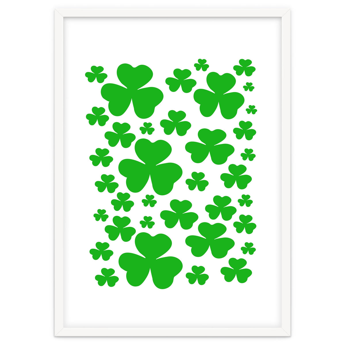Lucky leaf clovers