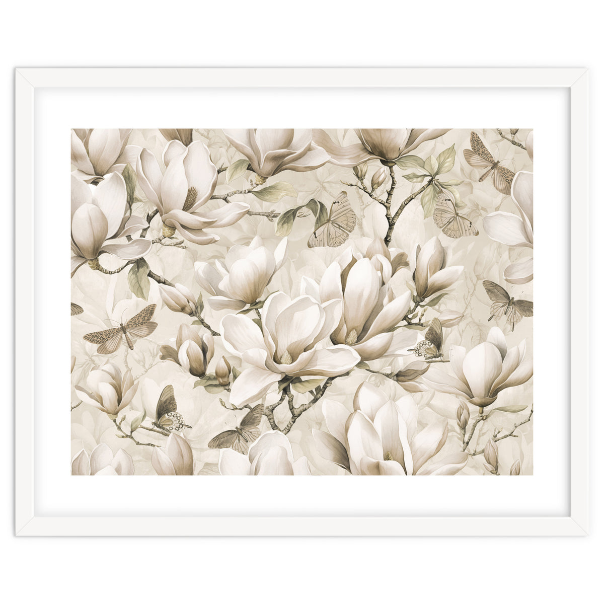 Magnolia And Butterfly Cream