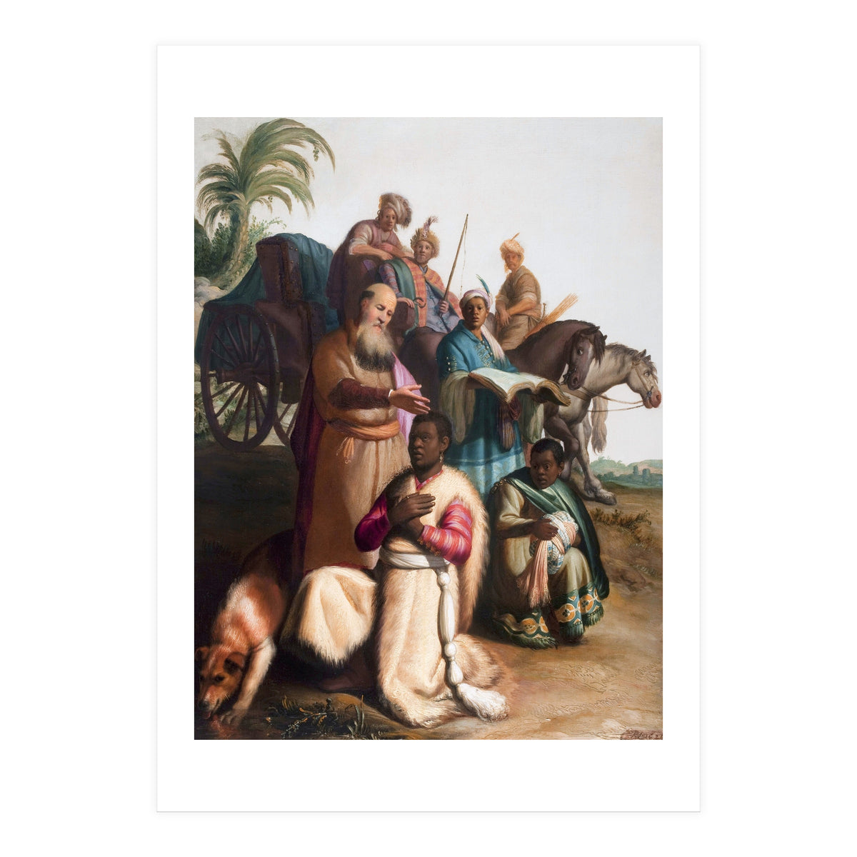 Rembrandt – The Baptism of the Eunuch (1626) (Print Only)