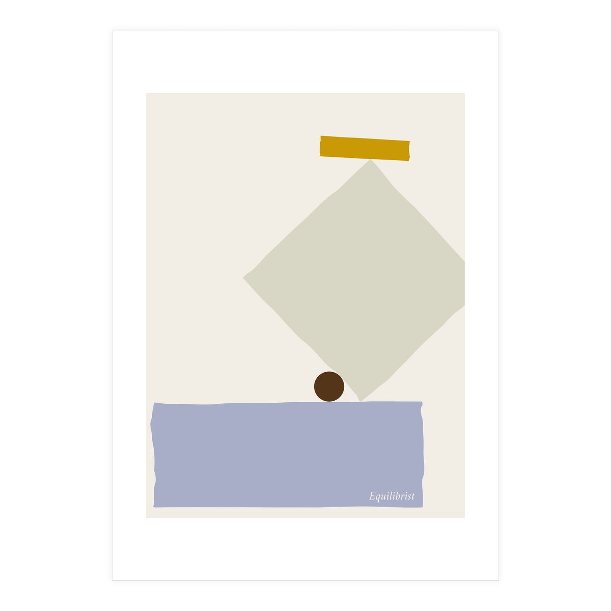 expectant iteration equilibrist (Print Only)