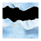 Blue & Silver Agate Glitter Texture 03 (Print Only) thumbnail