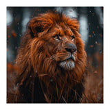 Majestic Lion King Of The Jungle Close Up Portrait (Print Only) thumbnail