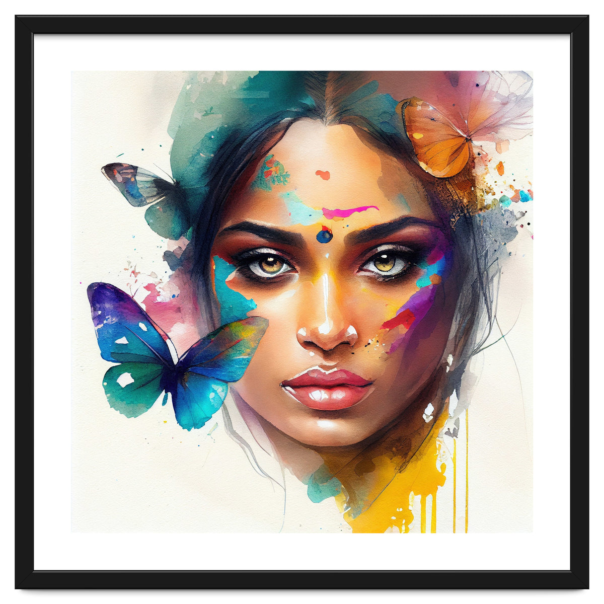 Holi Glow Hindu Portrait