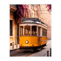 The Charm of a Classic City Tram (Print Only)