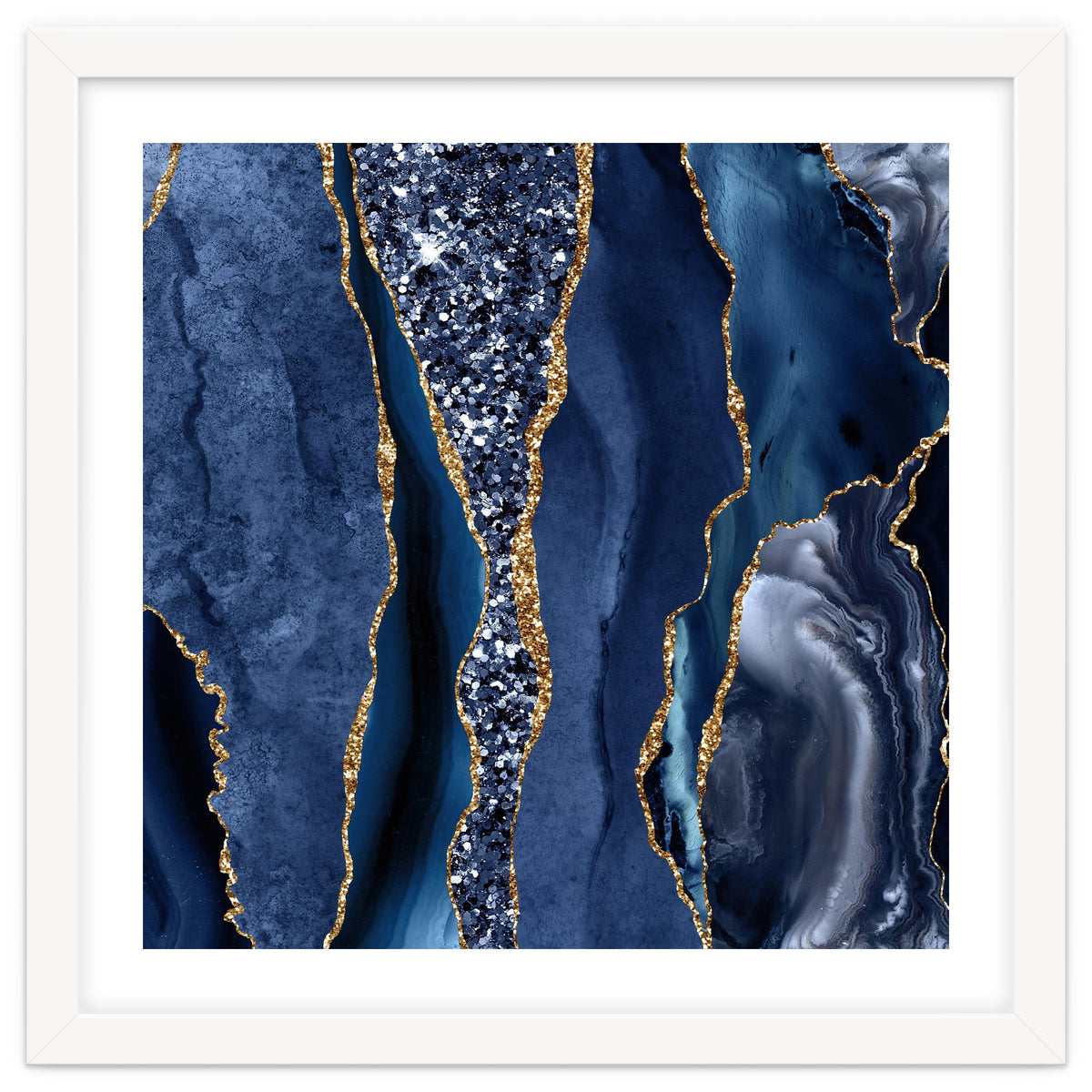 Agate Glitter Ocean Texture 06