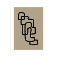 Black Minimalist Lines (Print Only)