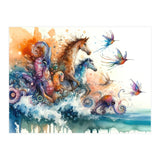 Surreal Ocean Creatures (Print Only) thumbnail